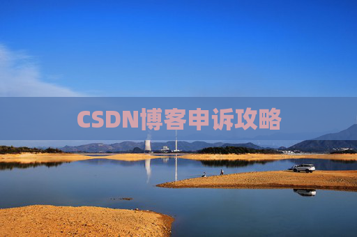 CSDN博客申诉攻略